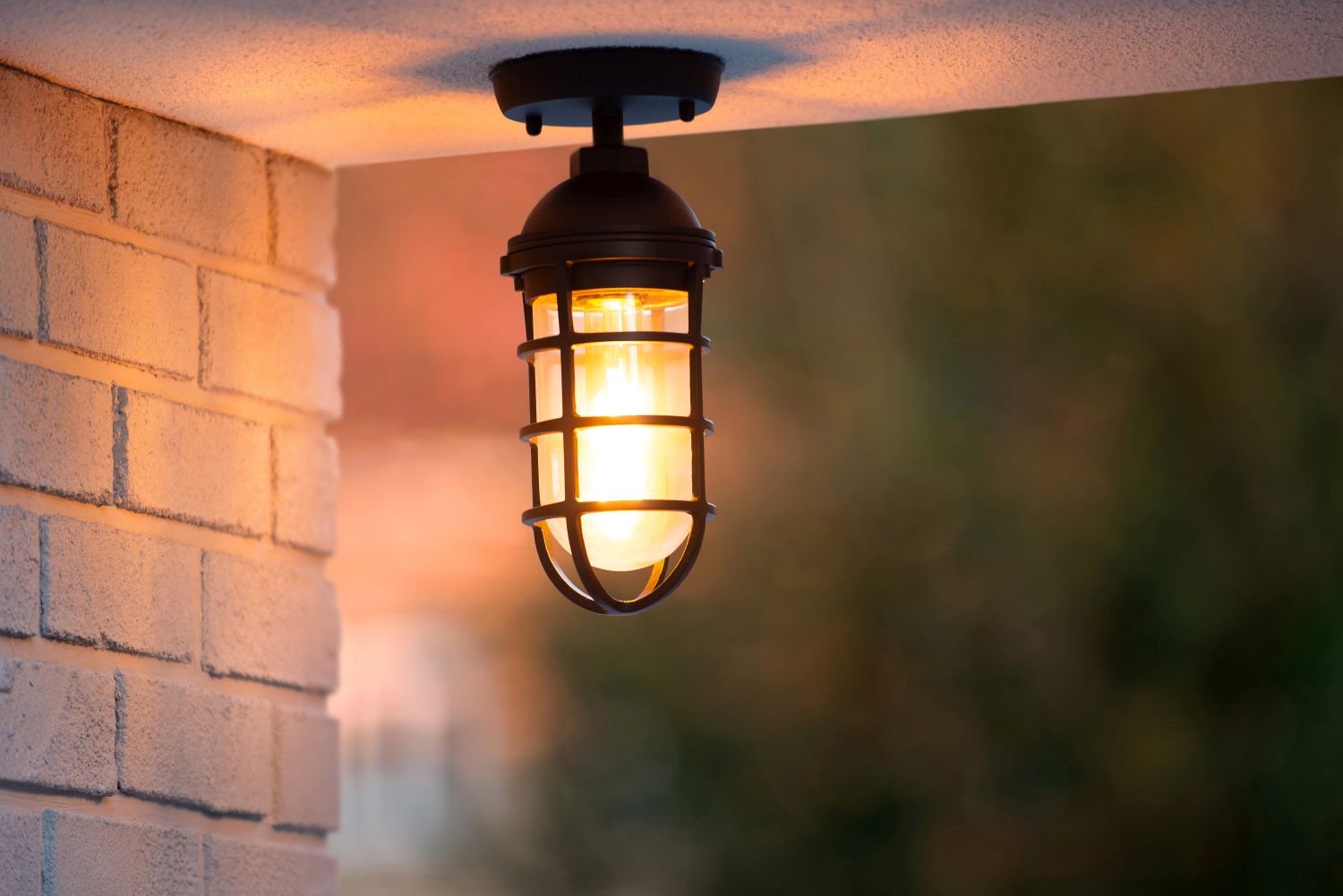 Lucide LIMAL - Plafonnière Buiten - 1xE27 - IP44 - Zwart