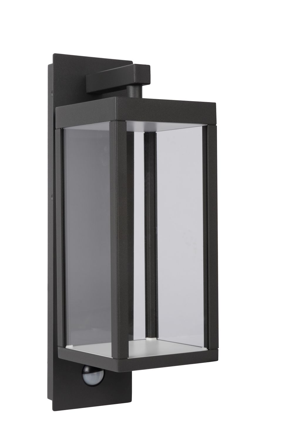 Lucide CLAIRETTE - Wandlamp Buiten - LED - 1x15W 3000K - IP54 - Antraciet