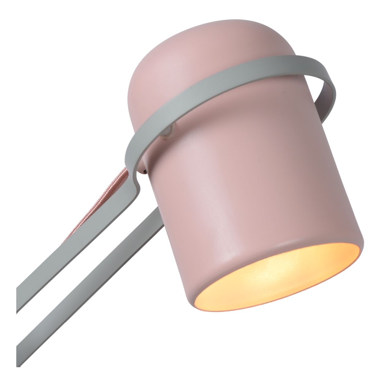 Lucide BASTIN - Klemlamp Kinderkamer - 1xE14 - Roze