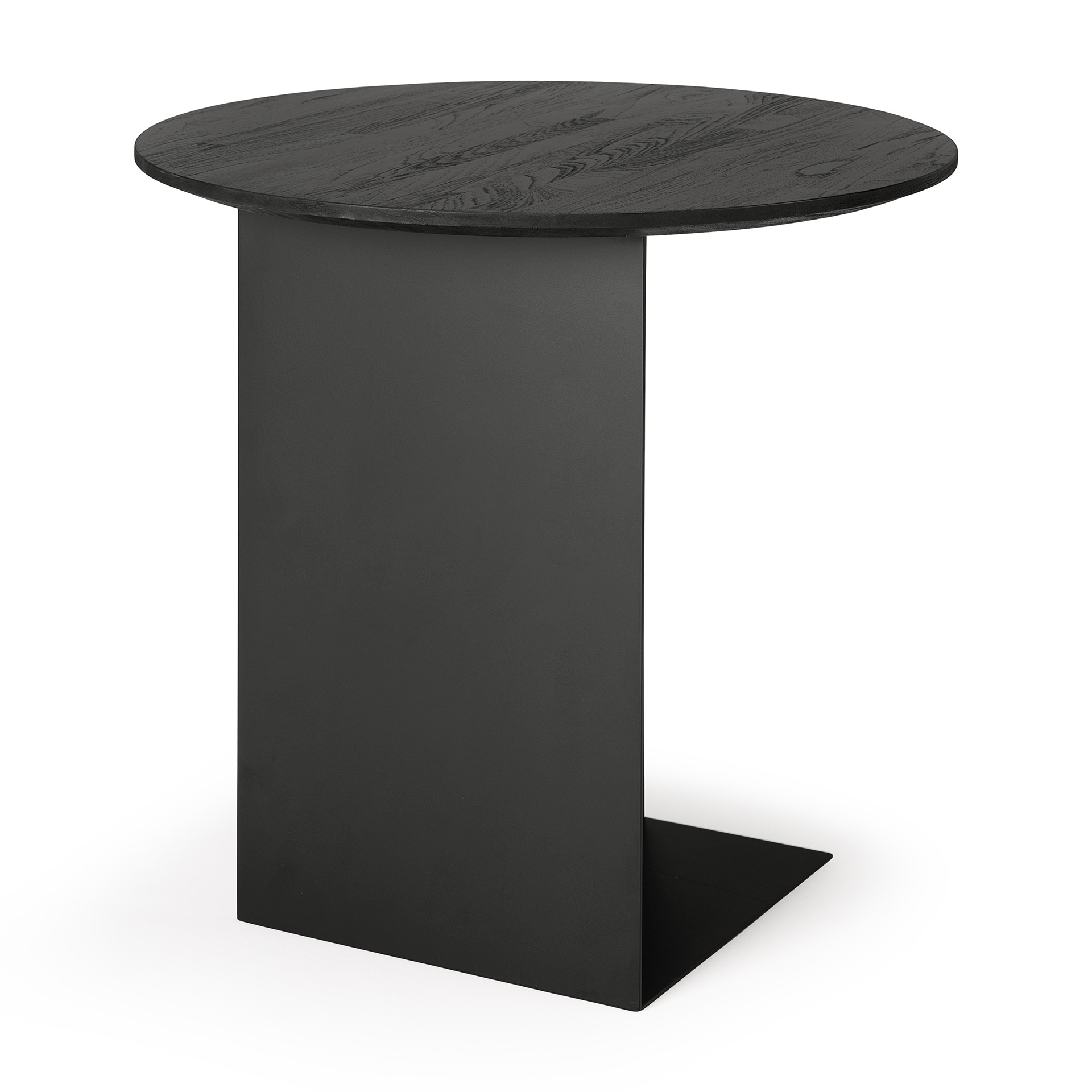 Ethnicraft - Arc bijzettafel gelakt teak - (50 x 50 x 47)