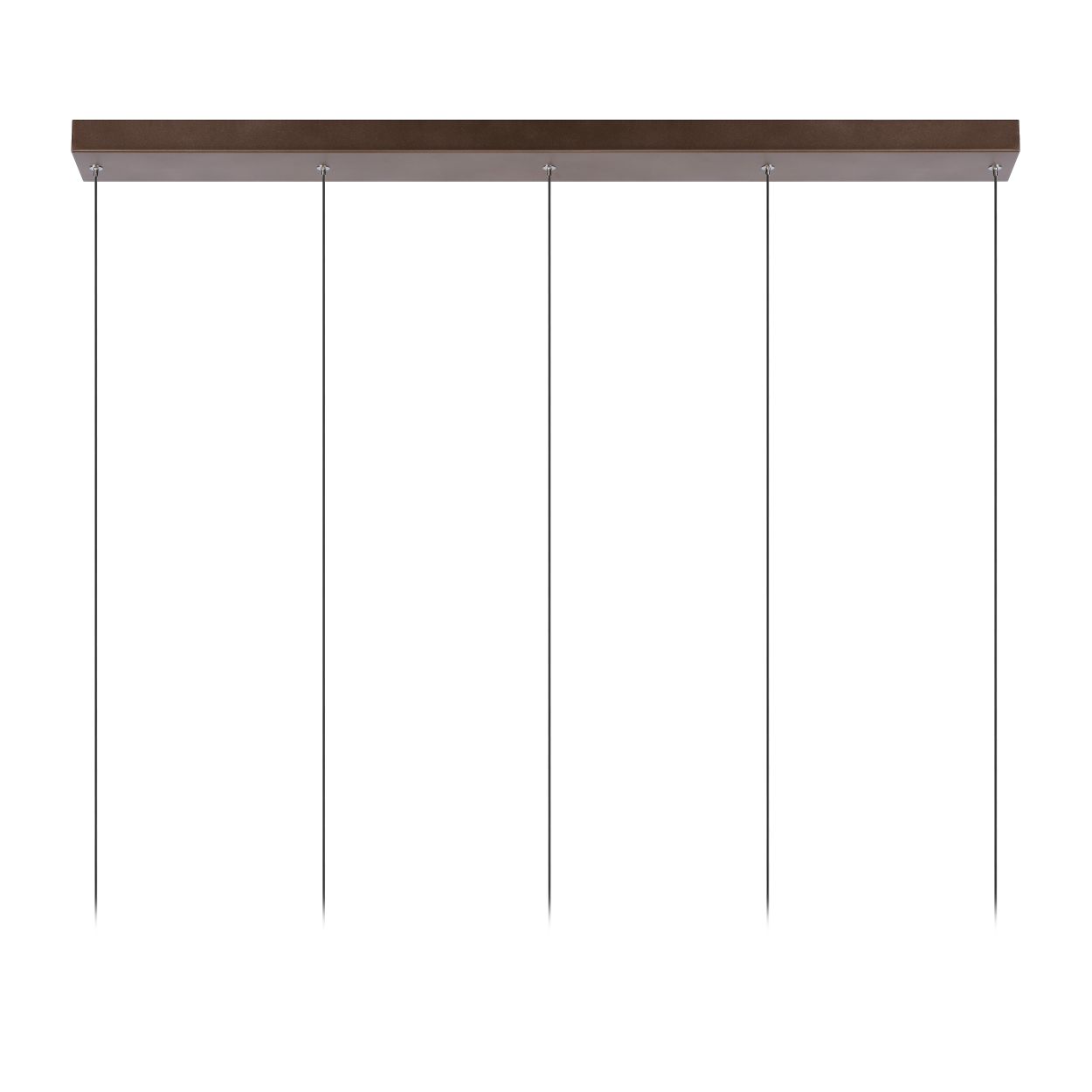 Lucide MARGARY - Hanglamp - LED Dimb. - 5x4,2W 2700K - Koffie