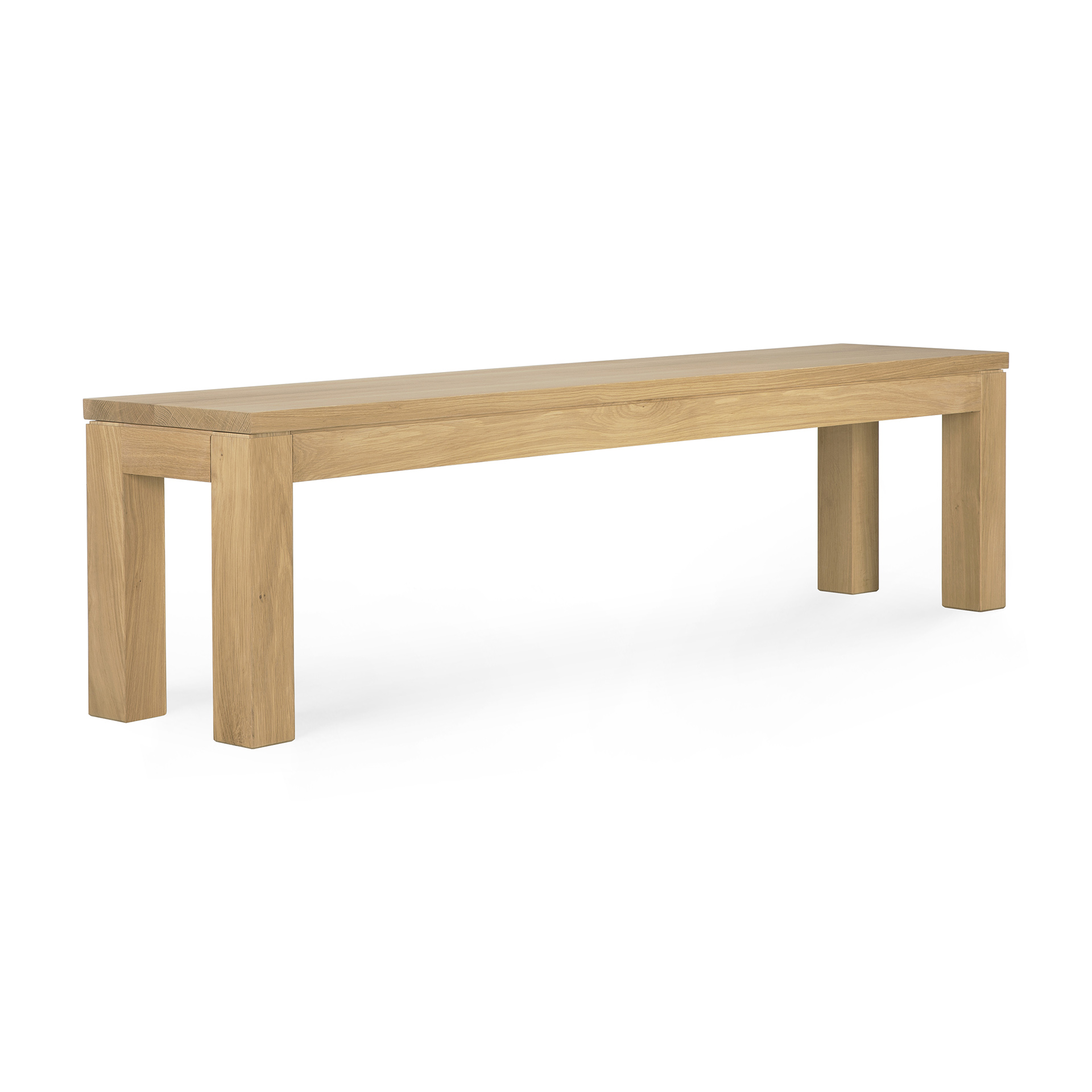 Ethnicraft - Straight eiken bank (180 x 35 x 45 cm)