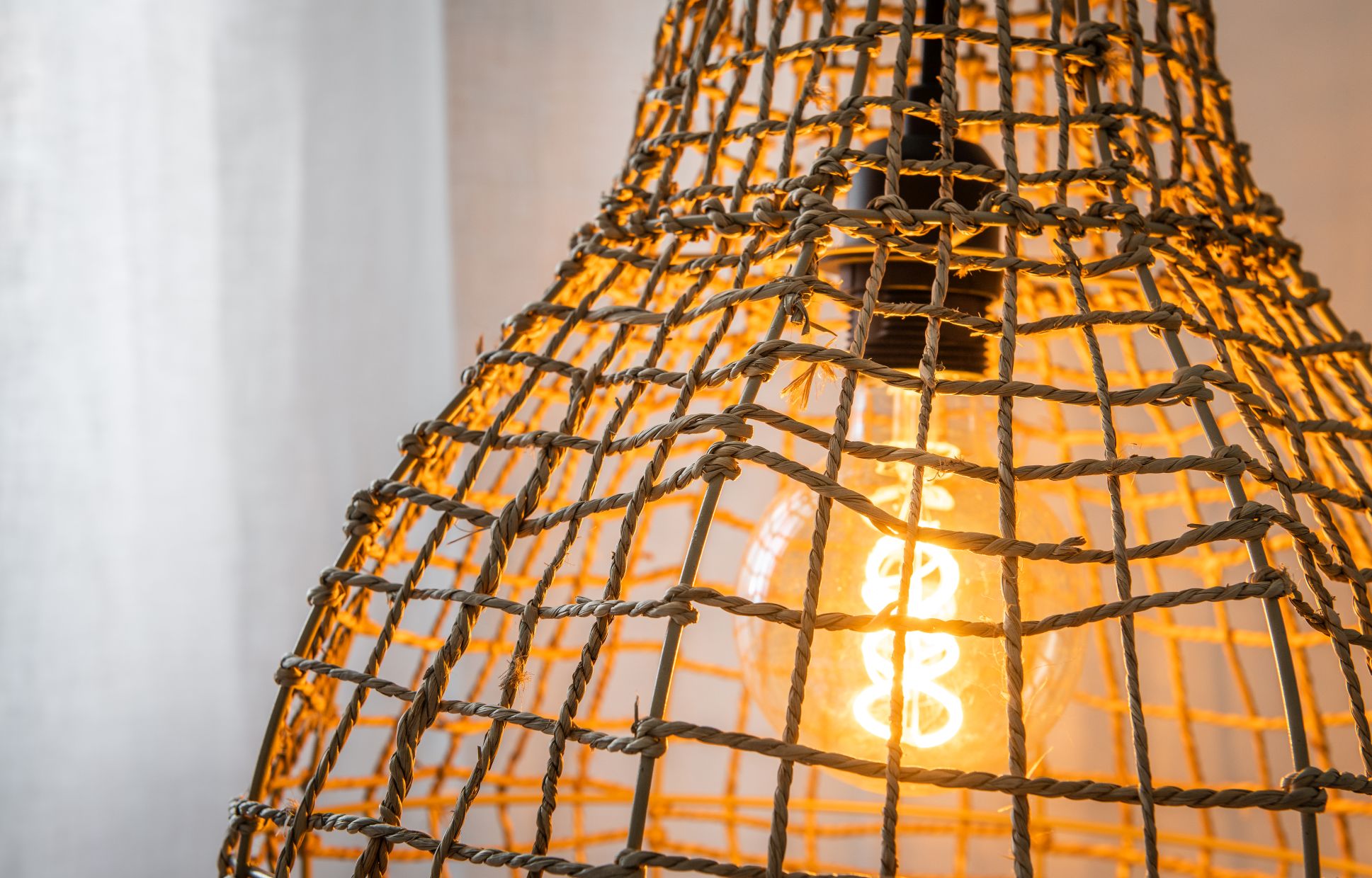 Lucide ALBAN - Hanglamp - Ø 35 cm - 1xE27 - Naturel