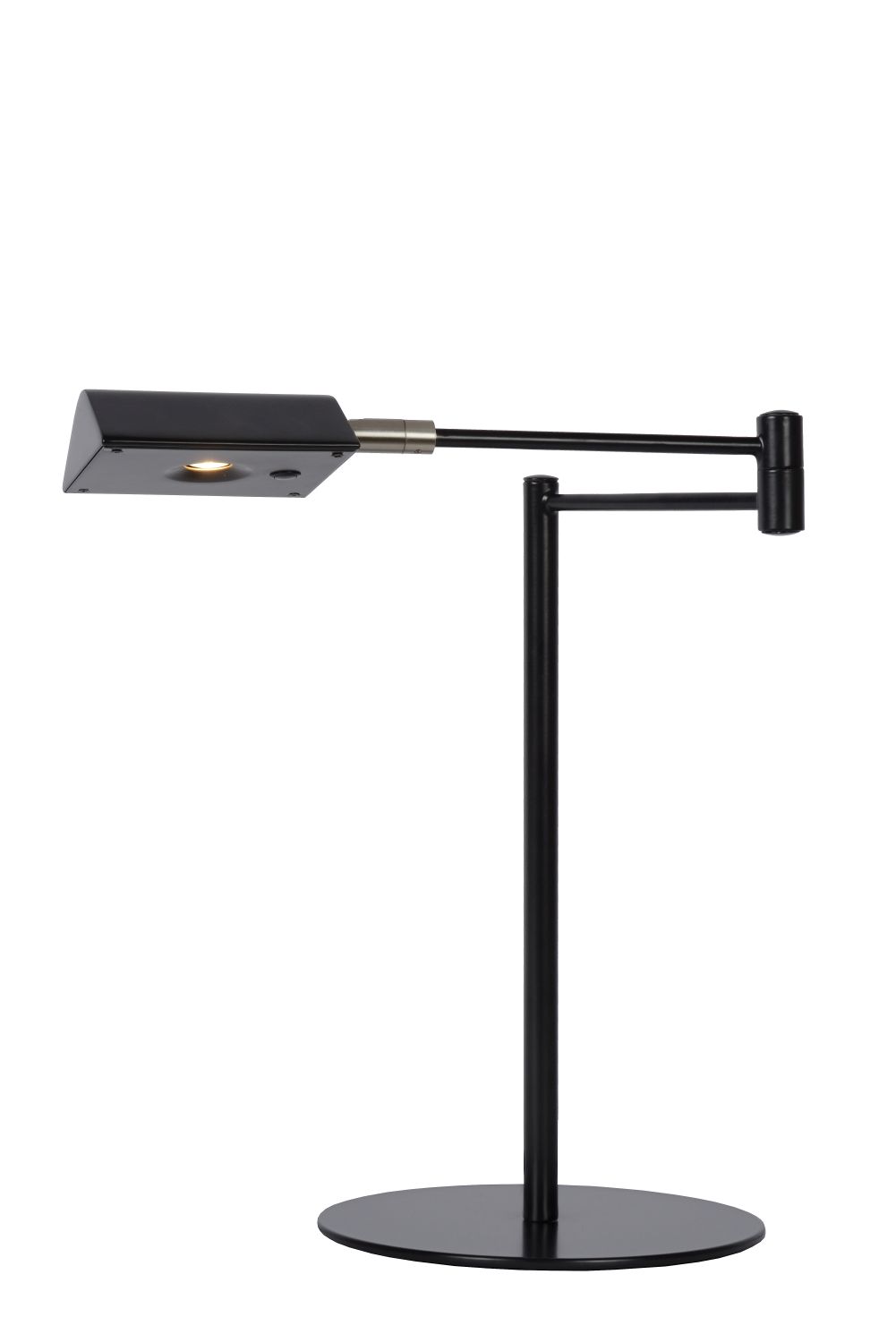 Lucide NUVOLA - Bureaulamp - Ø 20 cm - LED Dimb. - 1x9W 3000K - Zwart