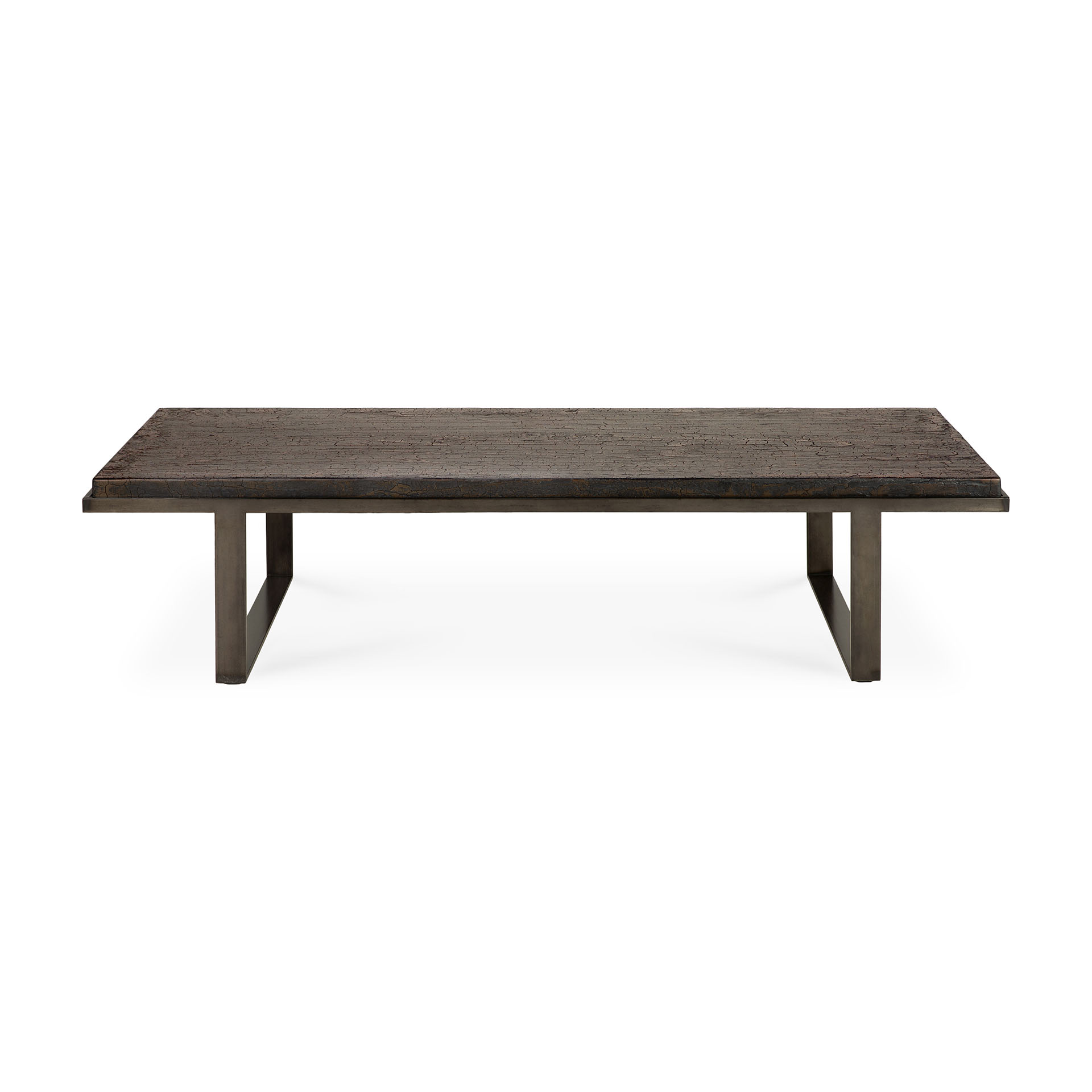 Ethnicraft - Stability koffietafel Minerals Umber - (150 x 60 x 35 cm)