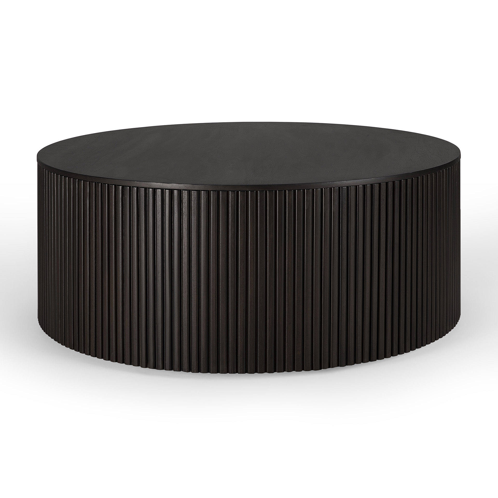 Ethnicraft - Roller Max koffietafel gelakt mahonie - (80 x 80 x 32 cm)