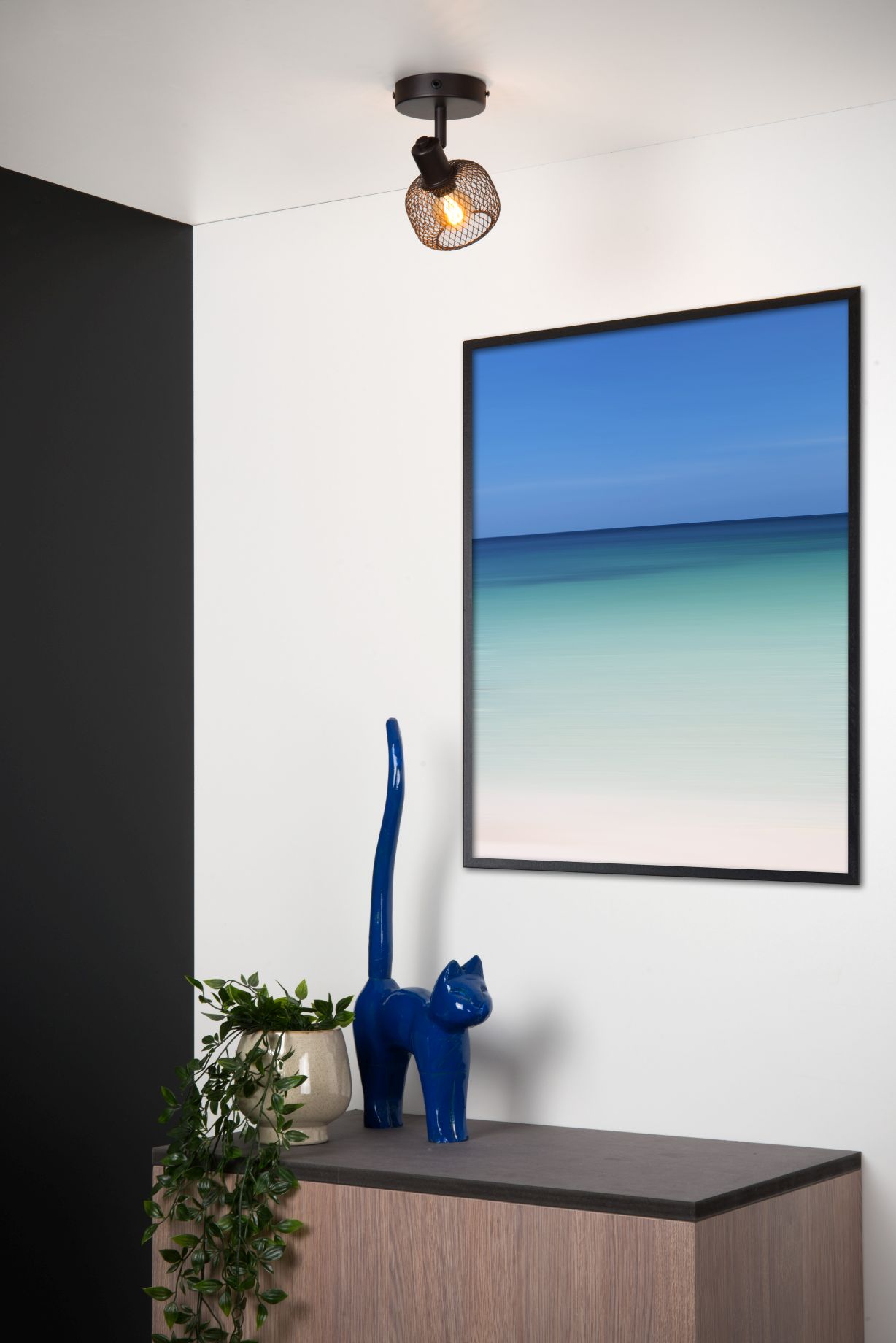 Lucide MAREN - Plafondspot - 1xE14 - Zwart