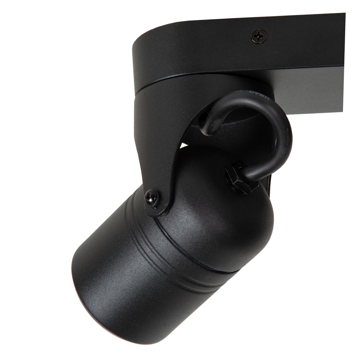Lucide NIORT - Plafondspot Buiten - 2xGU10 - IP44 - Zwart