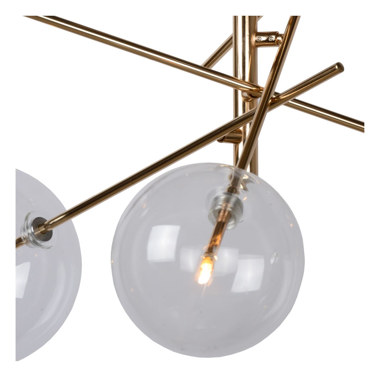 Lucide ALARA - Hanglamp - Ø 72 cm - LED - G4 - 6x2W 2700K - Goud