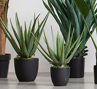 Aloe vera artificial plant green 46cm