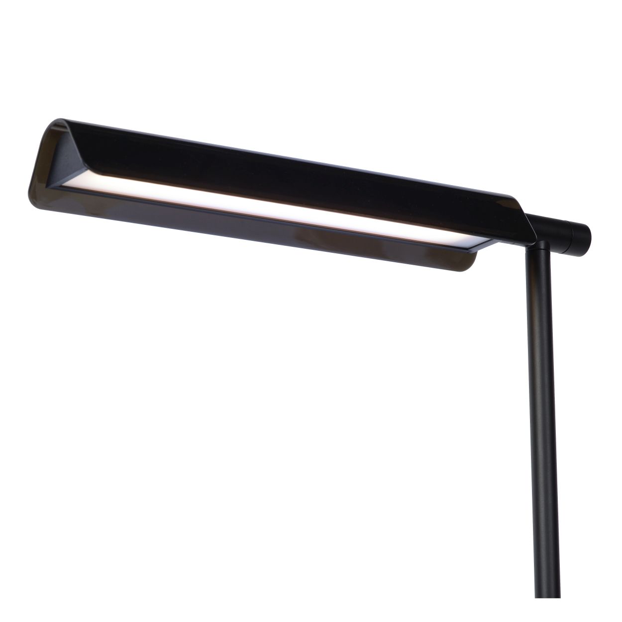 Lucide LEVI - Bureaulamp - LED Dimb. - 1x5,5W 6500K - 3 StepDim - Zwart