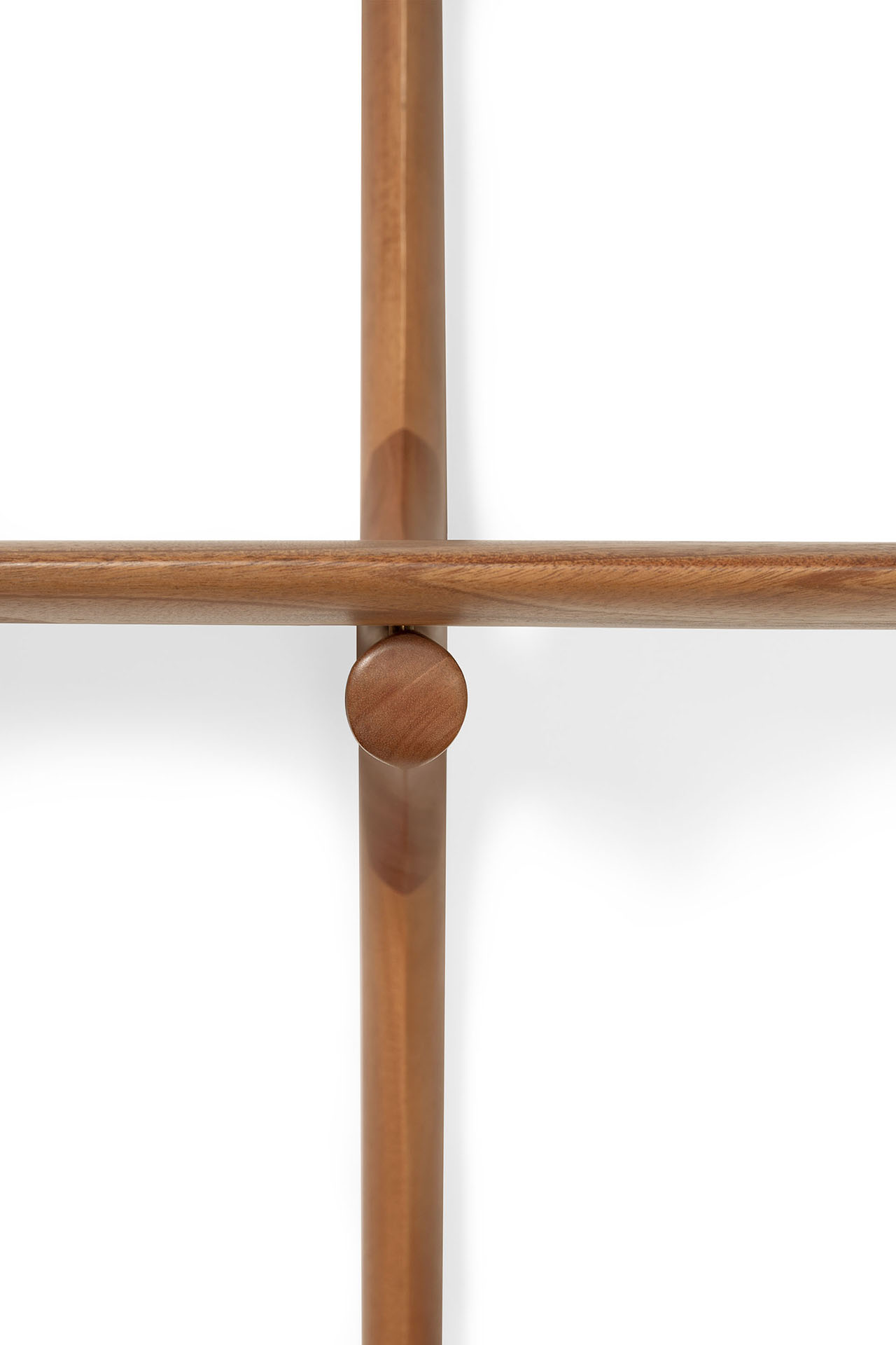 Ethnicraft - PI gelakt mahonie muurplank 3 planken (100 x 35 x 126 cm)