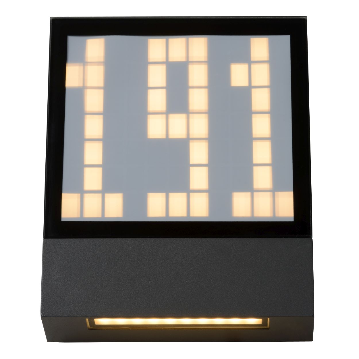 Lucide DIGIT - Wandlamp Buiten - LED - 1x3W 2700K - IP54 - Antraciet