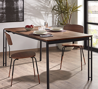 Kesia uitschuifbare tafel 160 cm (220) x 90 cm
