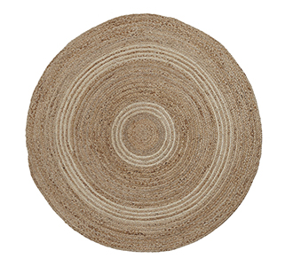 Saht vloerkleed  Ø 150 cm naturel
