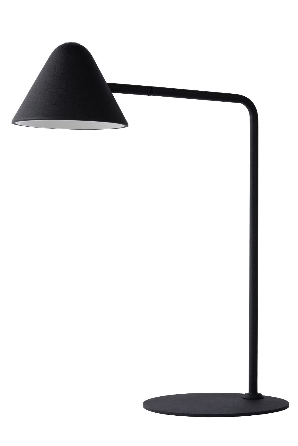 Lucide DEVON - Bureaulamp - LED - 1x5W 3000K - Zwart