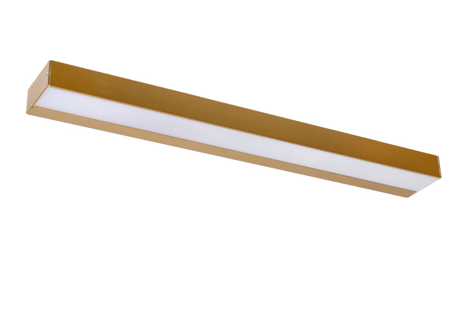 Lucide ALEXA - Wandlamp Badkamer - LED - 1x8W 3000K - IP44 - Mat Goud / Messing