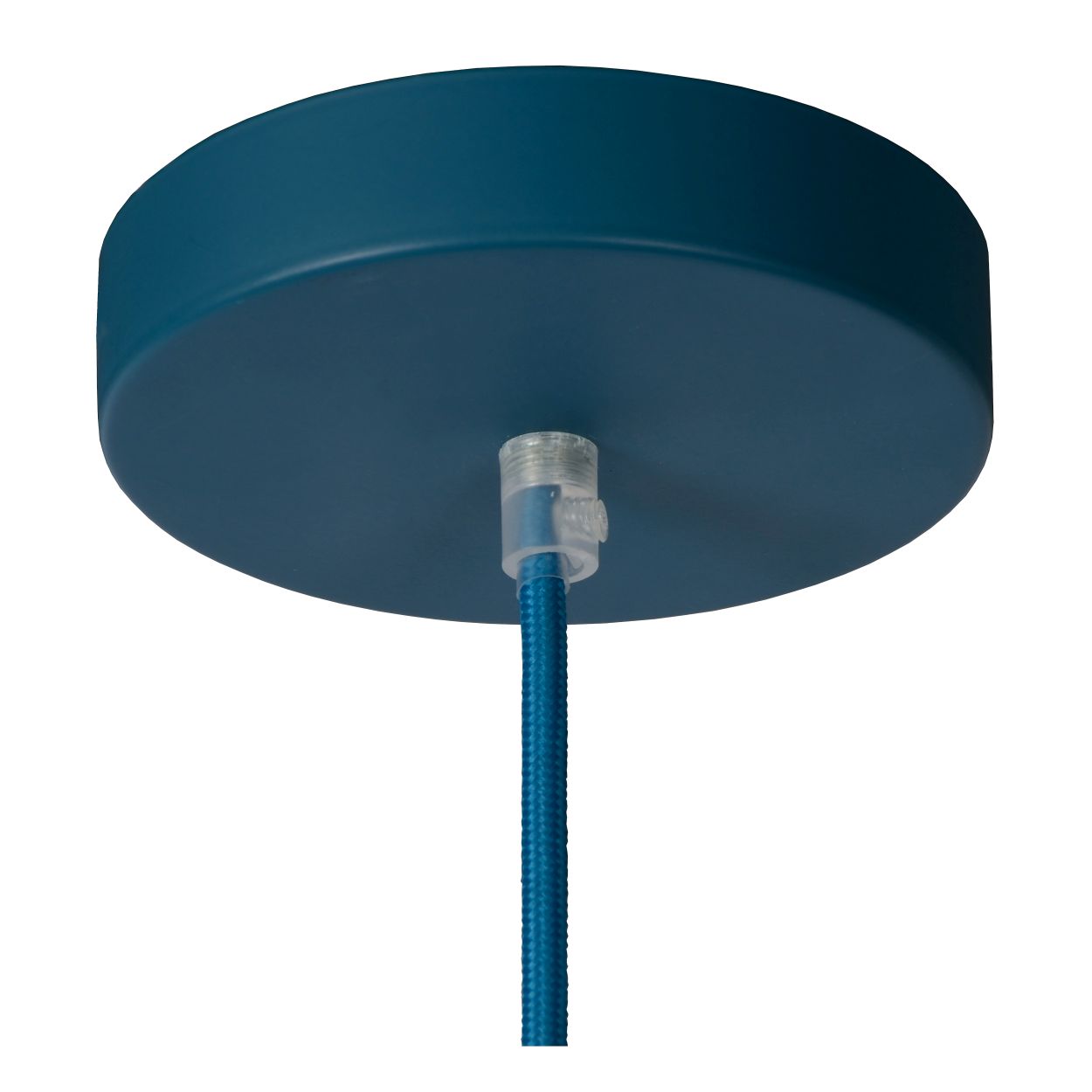 Lucide POLA - Hanglamp Kinderkamer - Ø 15 cm - 1xE27 - Blauw