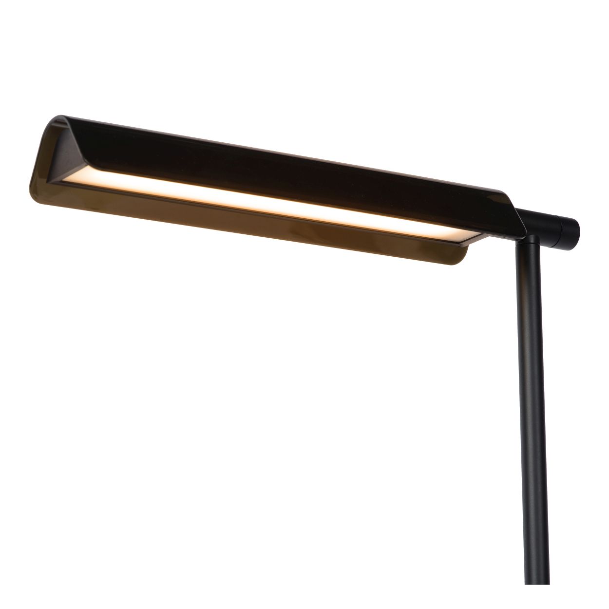 Lucide LEVI - Bureaulamp - LED Dimb. - 1x5,5W 6500K - 3 StepDim - Zwart