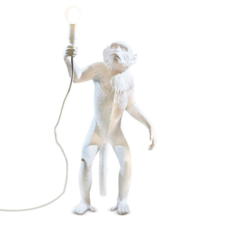 Seletti - Monkey vloerlamp Standing - Wit