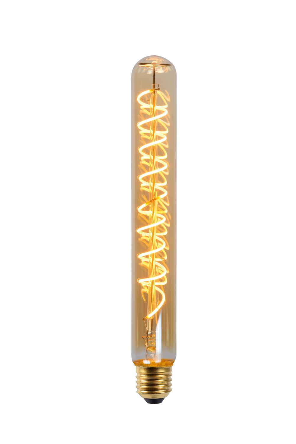 Lucide T32 - Filament lamp - Ø 3,2 cm - LED Dimb. - E27 - 1x5W 2200K - Amber