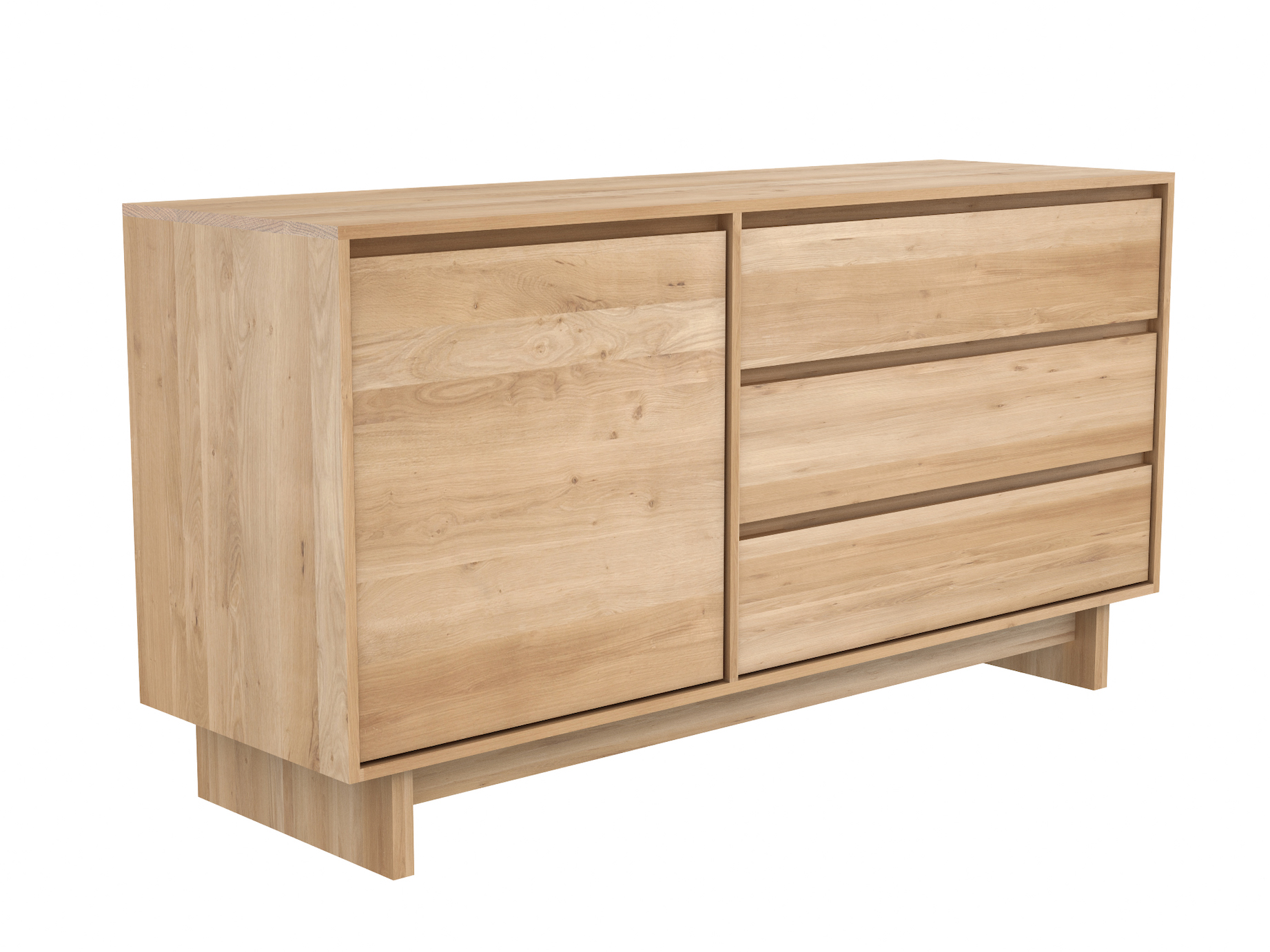 Ethnicraft - Wave eiken dressoir (148 x 46 x 77 cm)