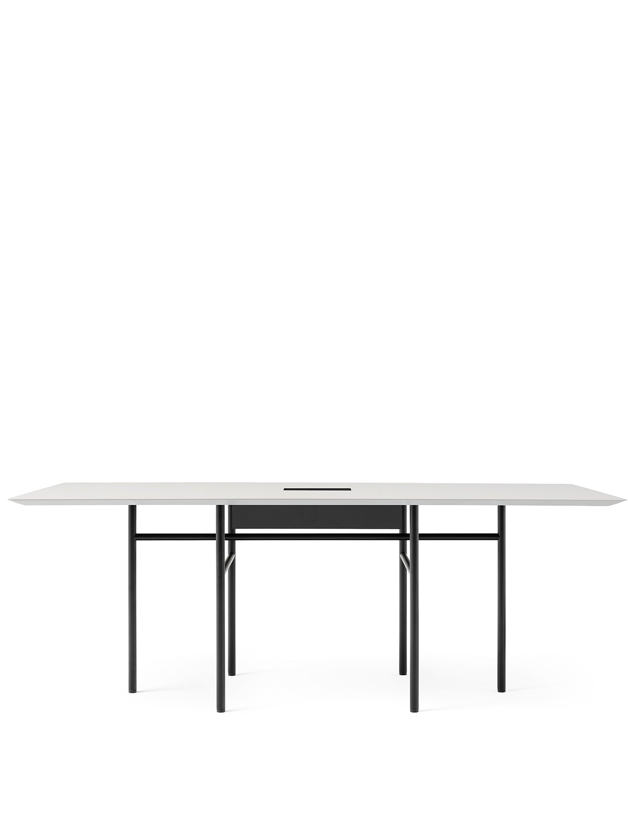 Menu - Snaregade vergadertafel, rechthoekig, Black/Mush Linoleum