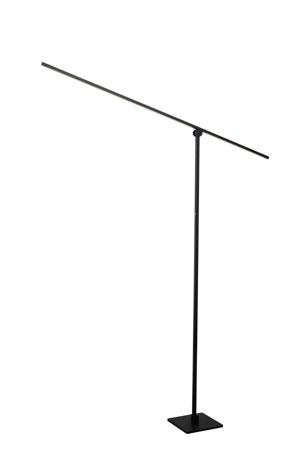 Lucide AGENA - Leeslamp - LED Dimb. - 1x18W 2700K - 3 StepDim - Zwart