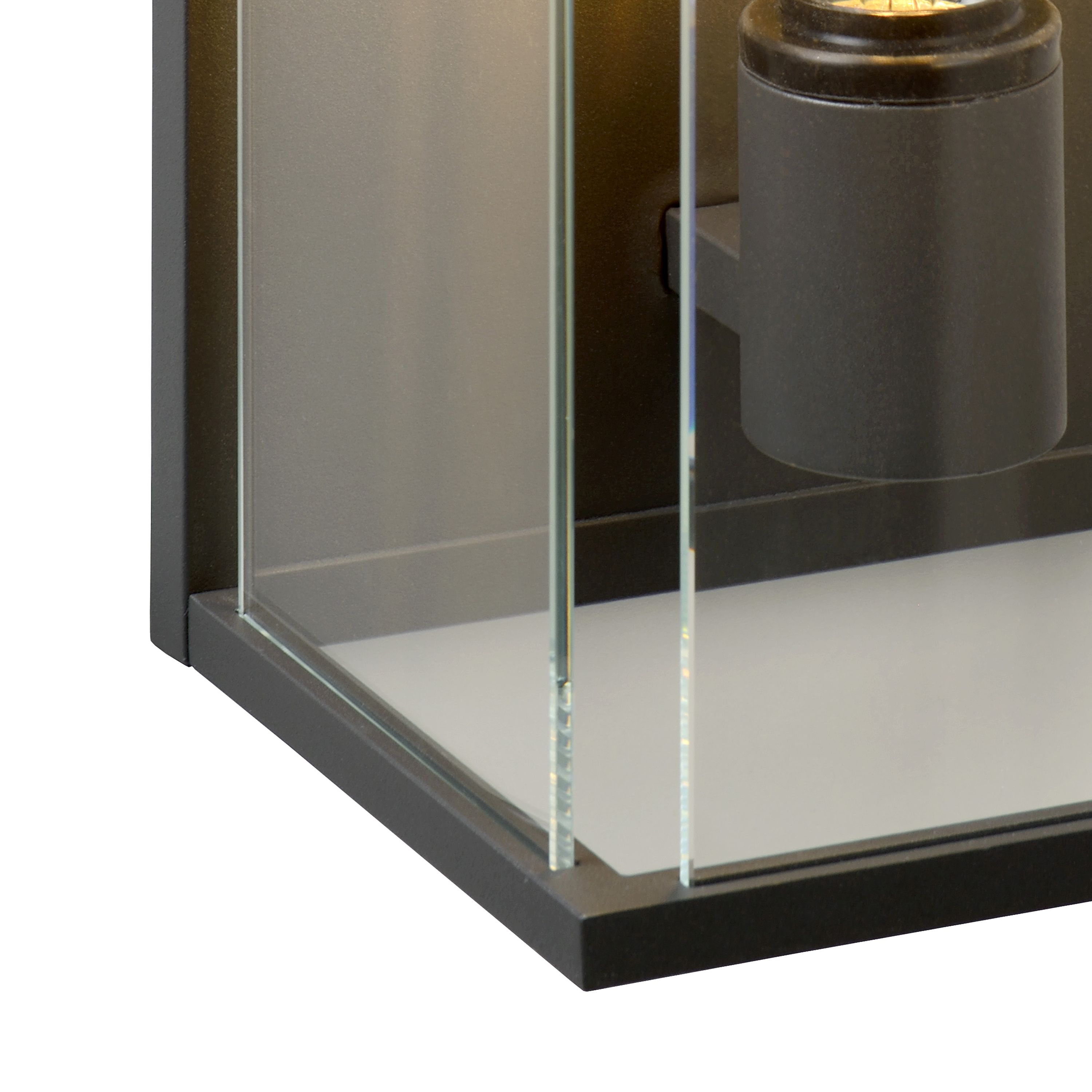 Lucide CLAIRE - Wandlamp Buiten - 1xE27 - IP54 - Antraciet