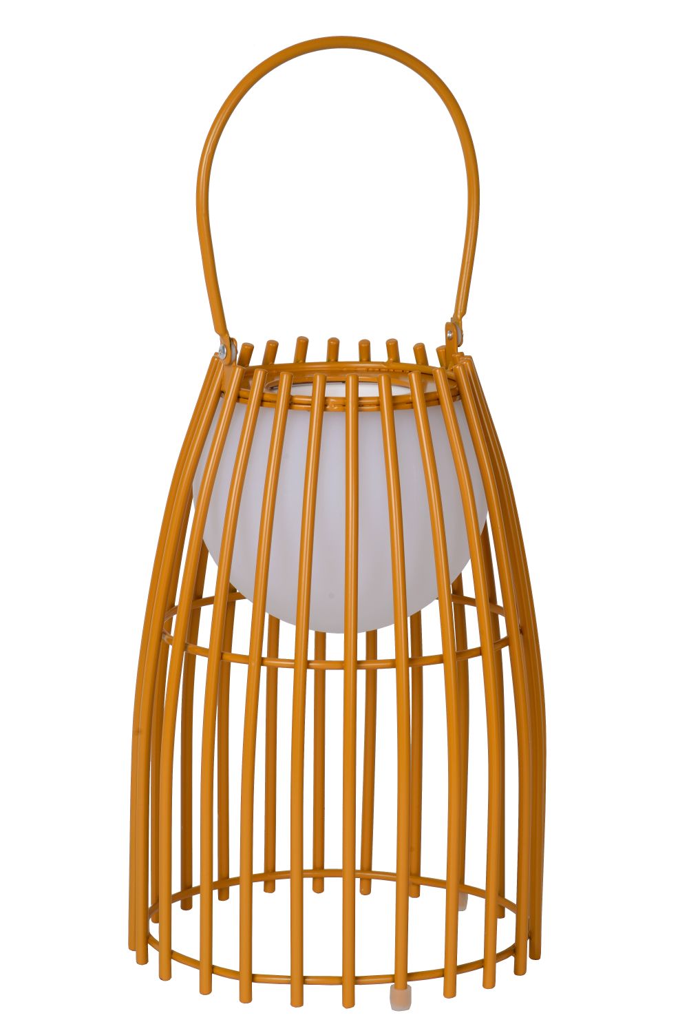 Lucide FJARA - Tafellamp Buiten - Ø 17,5 cm - LED Dimb. - 1x0,3W 3200K - IP44 - 3 StepDim - Bruin