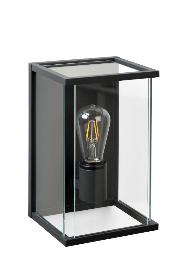 Lucide CLAIRE - Wandlamp Buiten - 1xE27 - IP54 - Antraciet