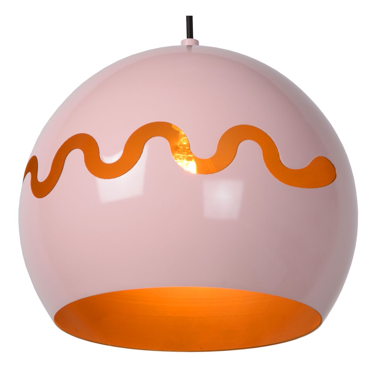 Lucide CORENTIN - Hanglamp Kinderkamer - Ø 28 cm - 1xE27 - Roze