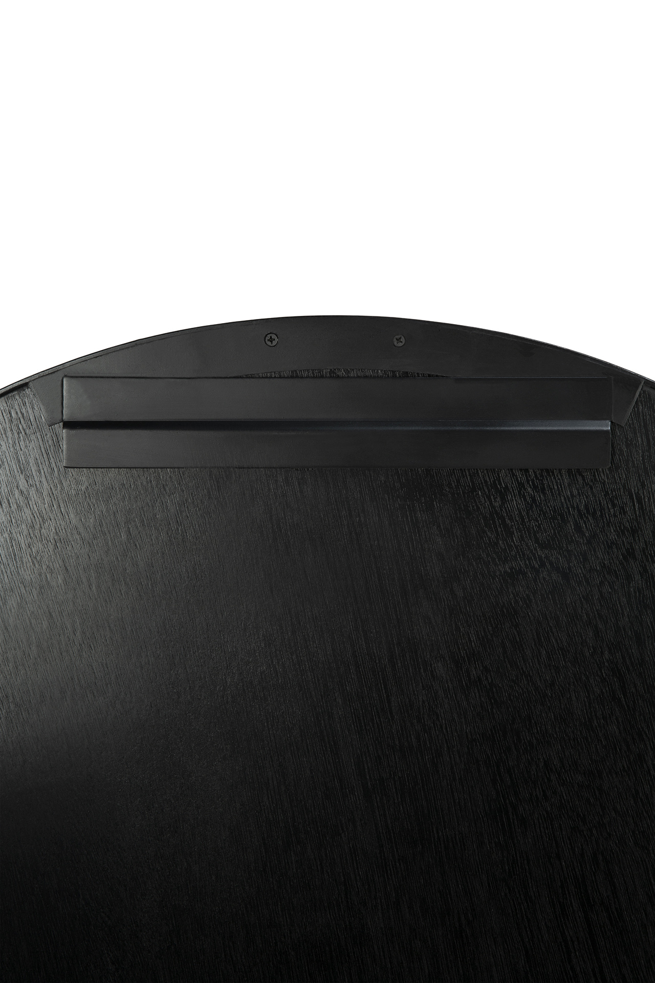 Ethnicraft - Layered Clay muur kunst zwart metaal frame L (Ø 84 cm x 3 cm)