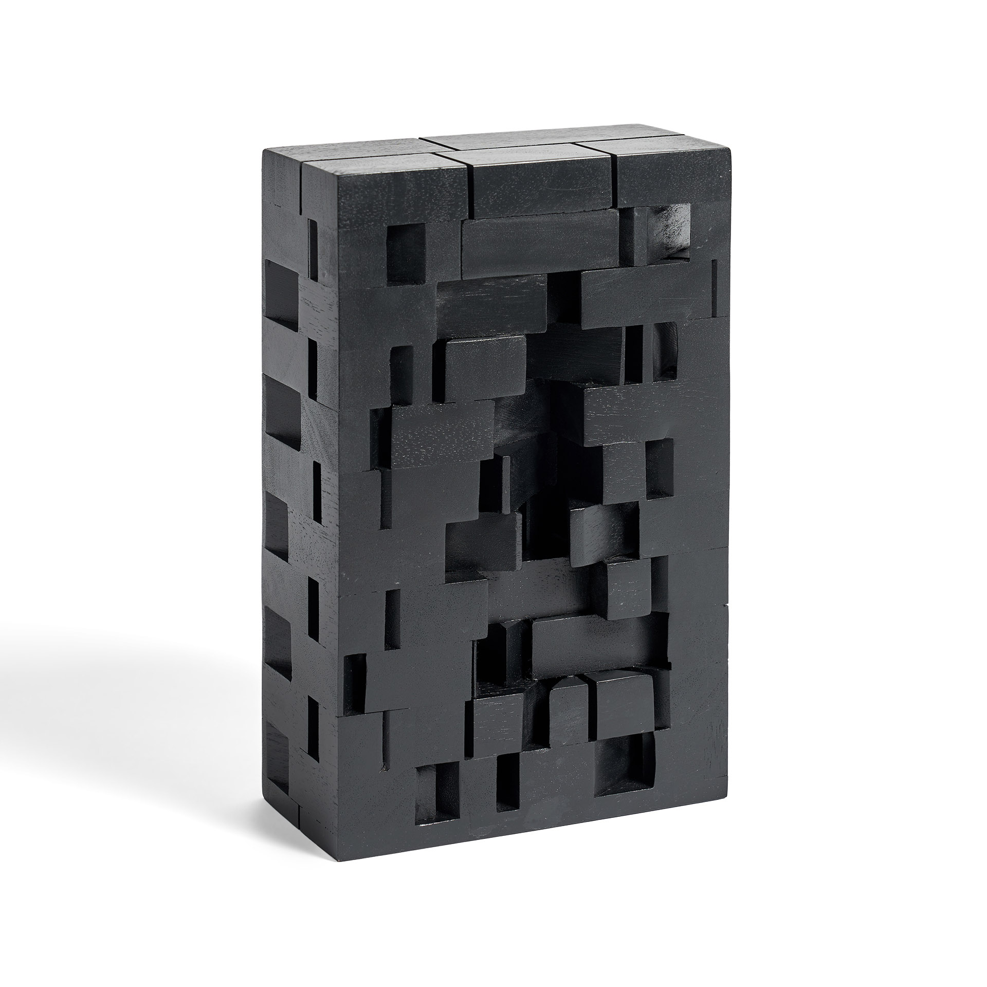 Ethnicraft - Urban House object gelakt mahonie zwart (14 x 7 x 23 cm)