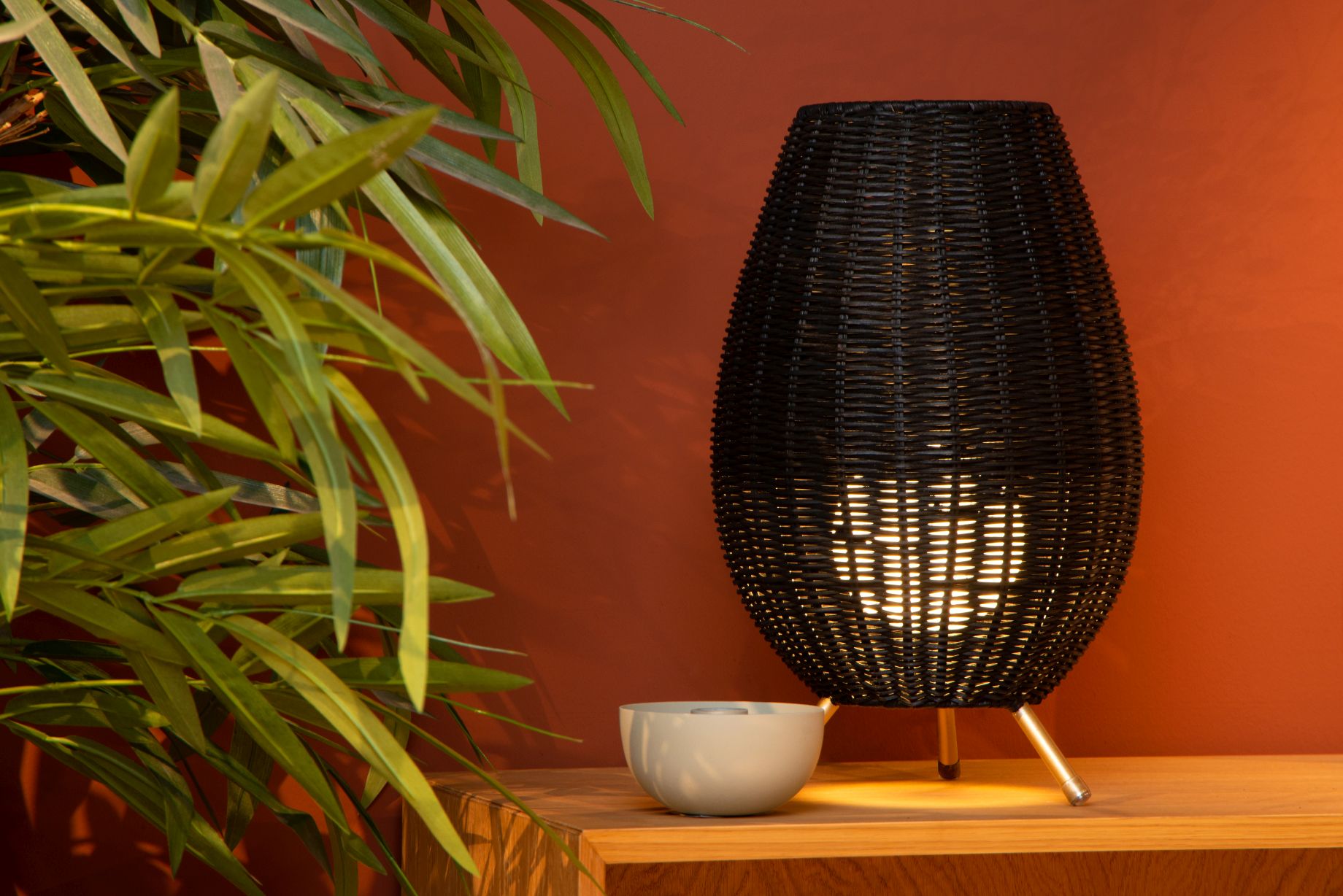 Lucide COLIN - Tafellamp - Ø 22 cm - 1xG9 - Zwart