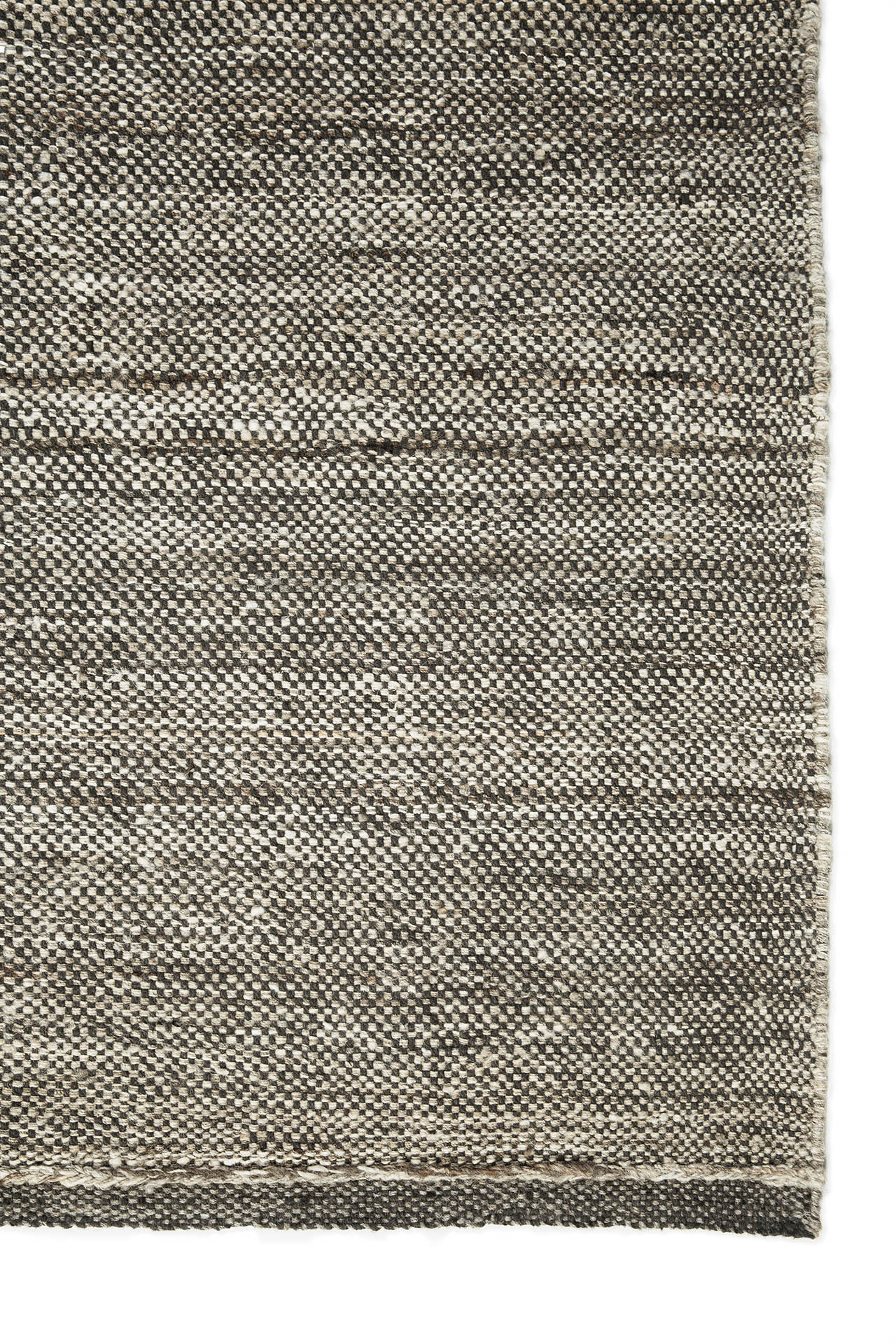Ethnicraft - Checked Natural kilim tapijt (250 x 350 x 1 cm)