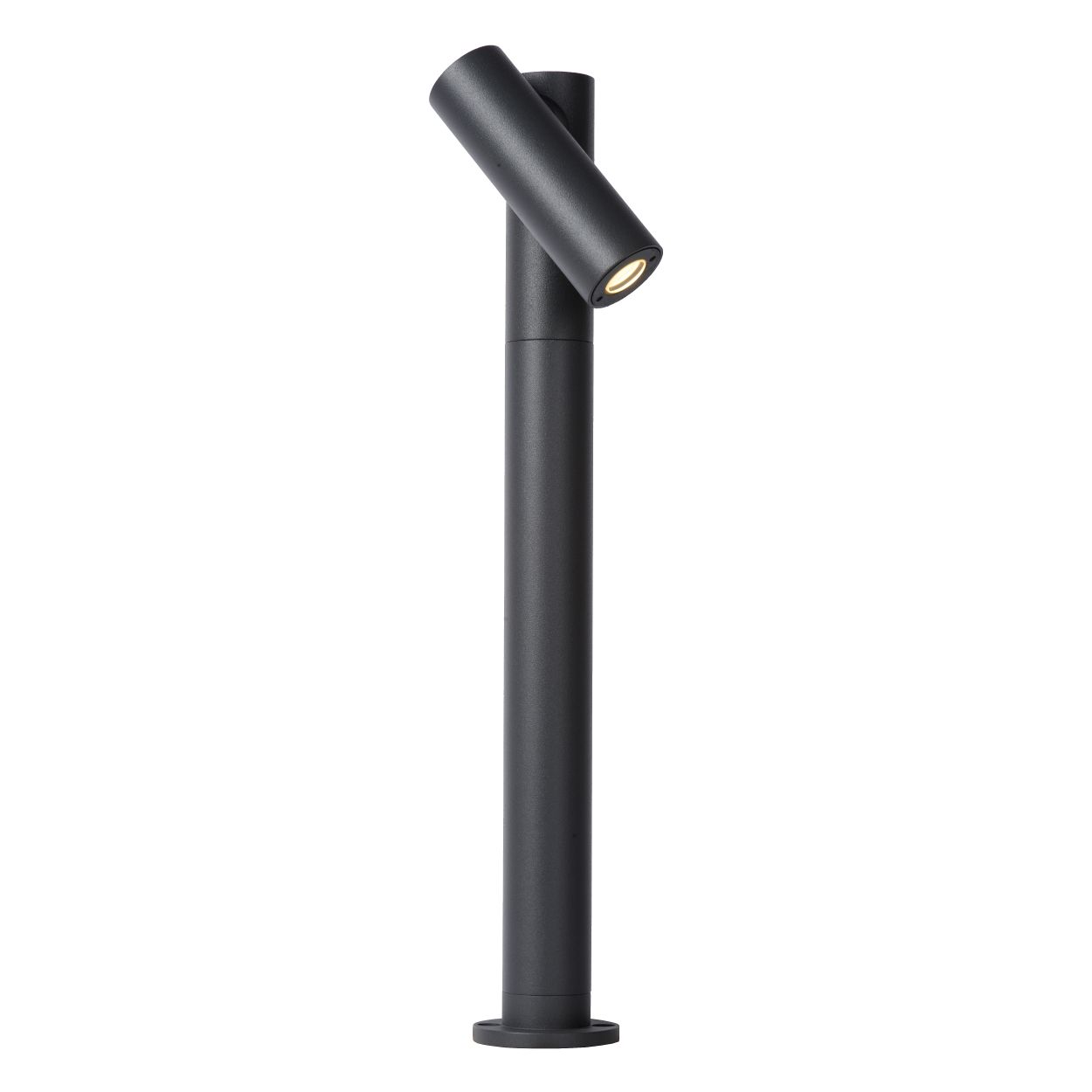 Lucide TATUM - Sokkellamp Buiten - LED - 1x4,5W 3000K - IP65 - Antraciet