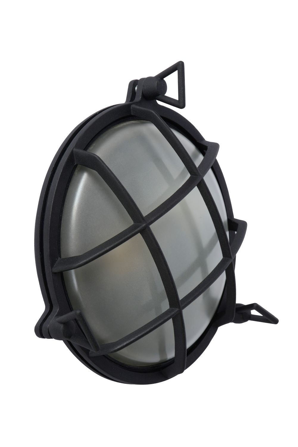 Lucide DUDLEY - Wandlamp Buiten - 1xE27 - IP65 - Zwart