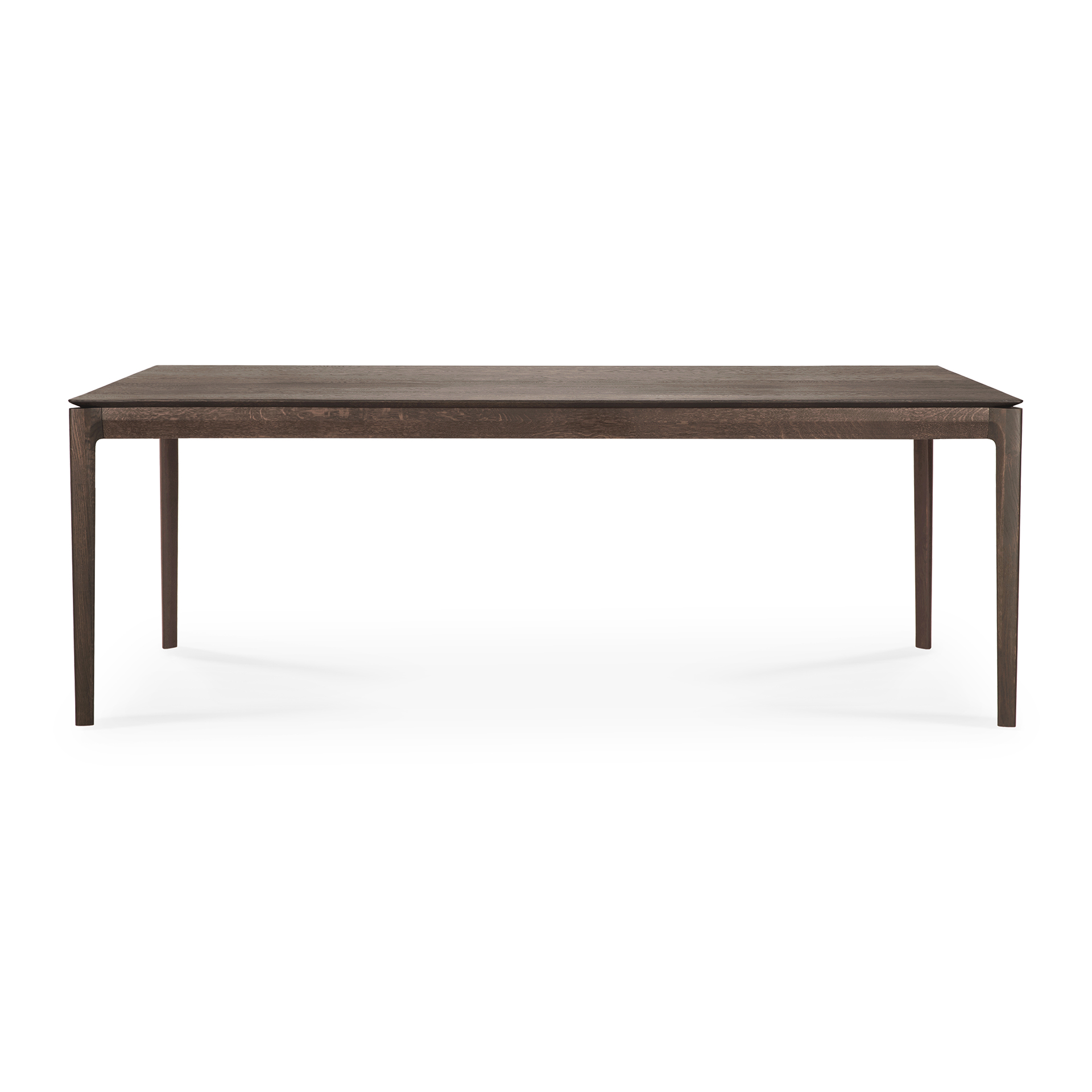 Ethnicraft - Bok eettafel gelakt eiken bruin  (220 x 95 x 76 cm)