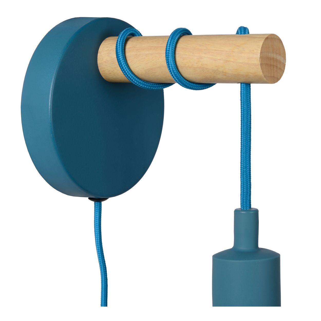 Lucide POLA - Wandlamp Kinderkamer - 1xE27 - Blauw