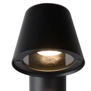 Lucide DINGO-LED - Sokkellamp Buiten - LED Dimb. - GU10 - 1x5W 3000K - IP44 - Antraciet