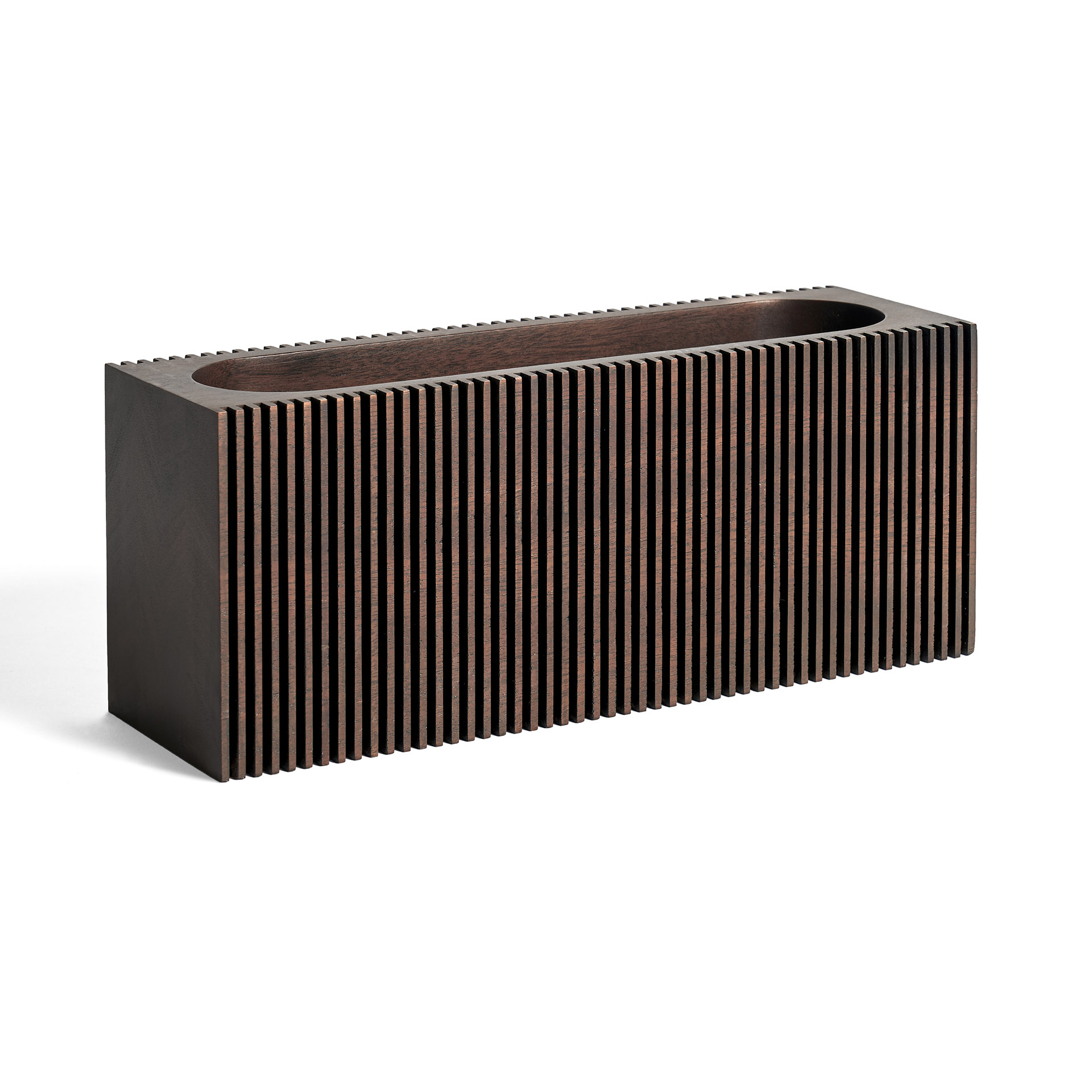 Ethnicraft - Beirut gelakt mahonie object espresso (30 x 12 x 9 cm)