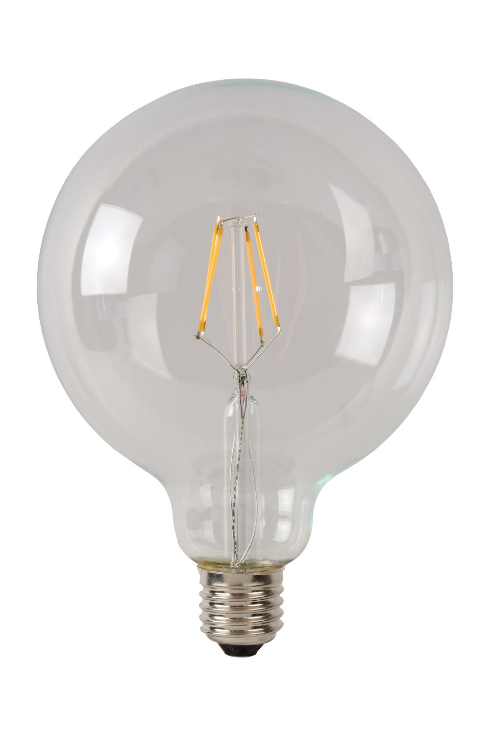 Lucide G125 - Filament lamp - Ø 12,5 cm - LED Dimb. - E27 - 1x5W 2700K - Transparant