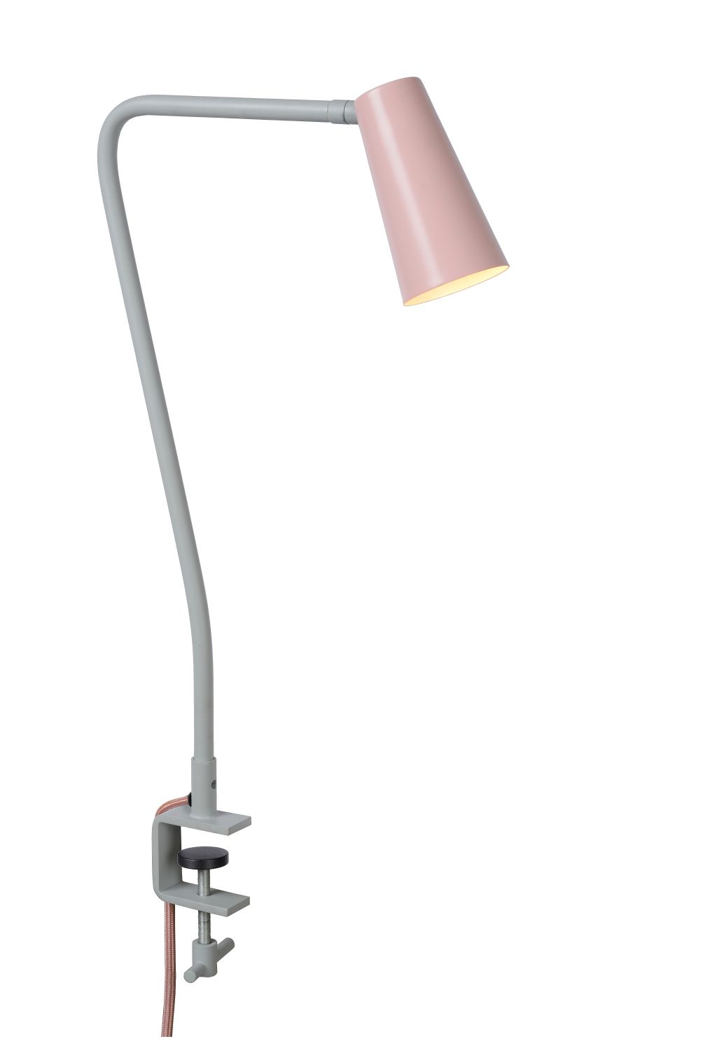 Lucide DRISS - Klemlamp Kinderkamer - 1xGU10 - Roze