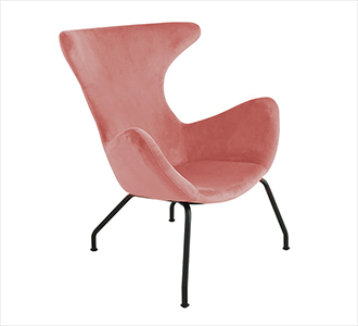 Kick Fauteuil Billy - Velvet Roze