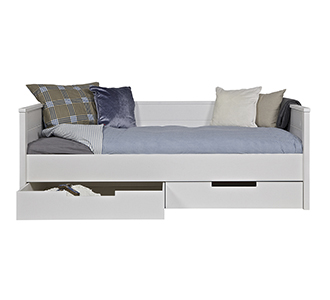 Jade sofabed white unbrushed [fsc]