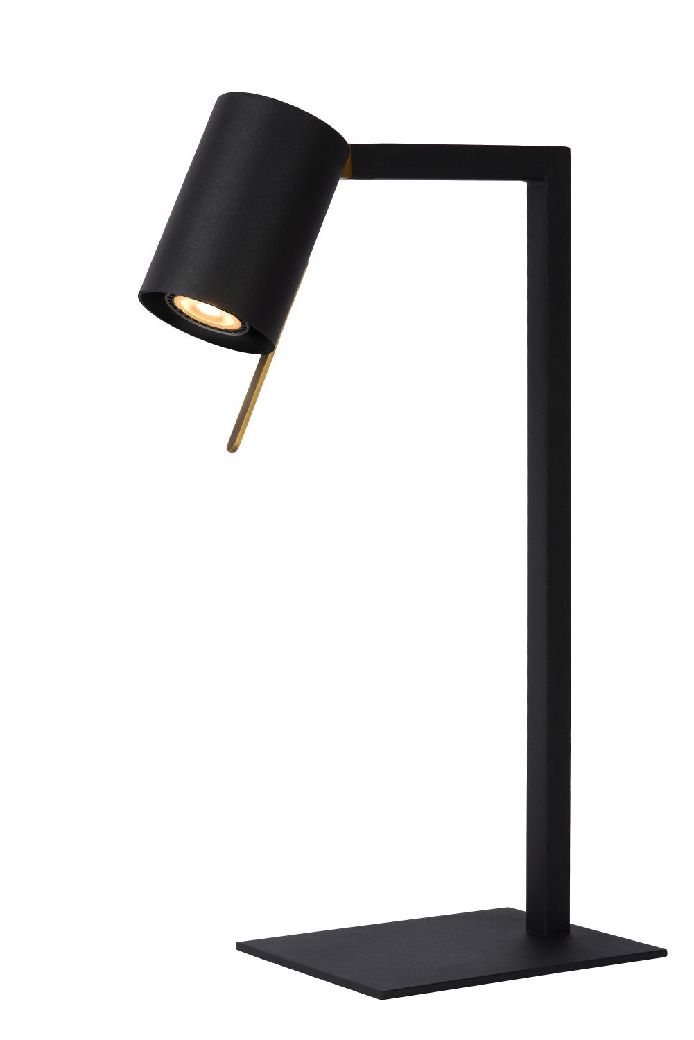 Lucide LESLEY - Bureaulamp - 1xGU10 - Zwart