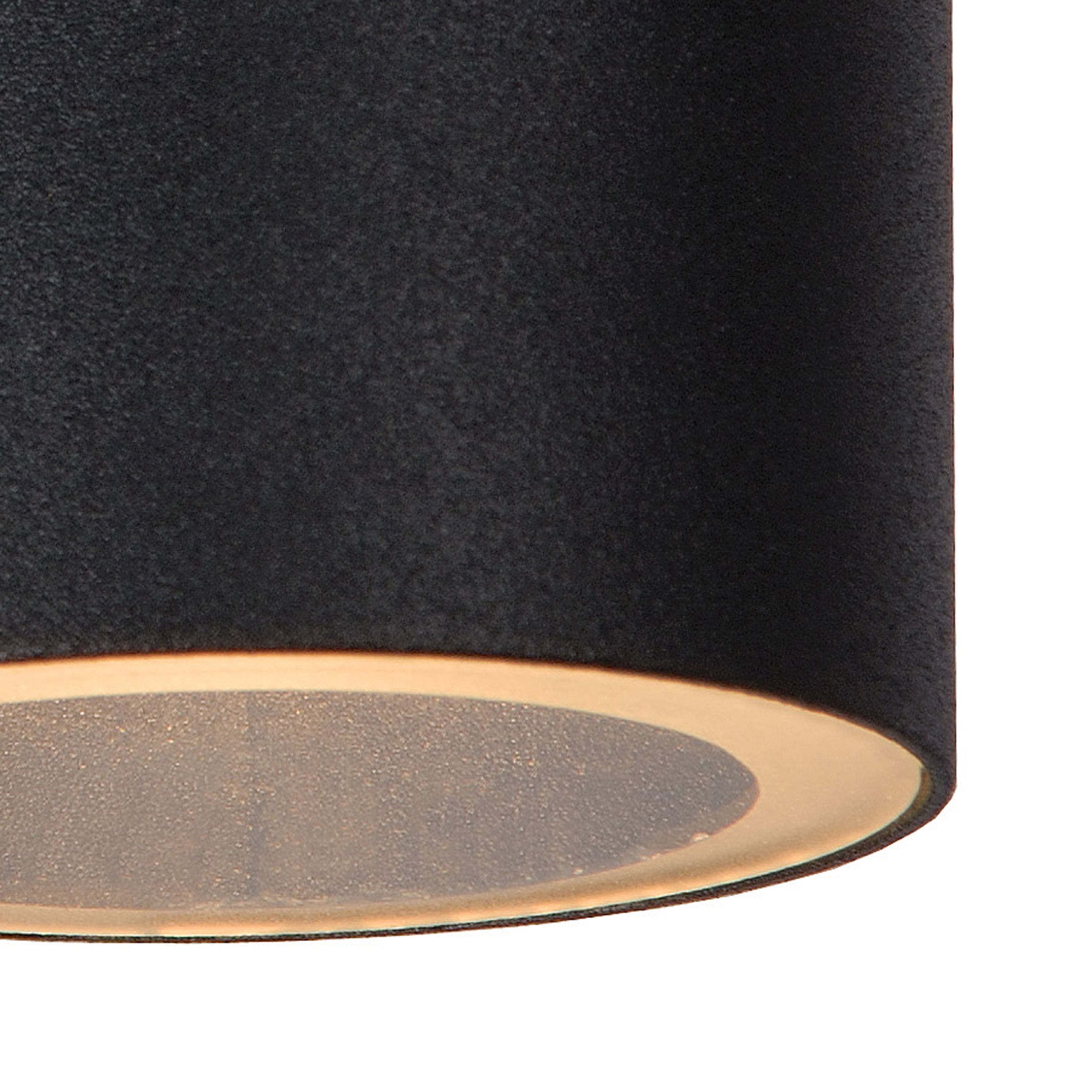 Lucide ARNE-LED - Wandspot Buiten - Ø 6,3 cm - LED - GU10 - 1x5W 2700K - IP44 - Zwart