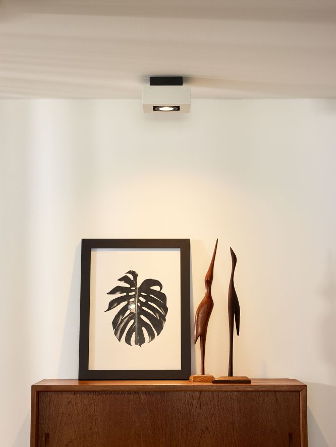 Lucide XIRAX - Plafondspot - LED Dim to warm - GU10 - 1x5W 2200K/3000K - Wit