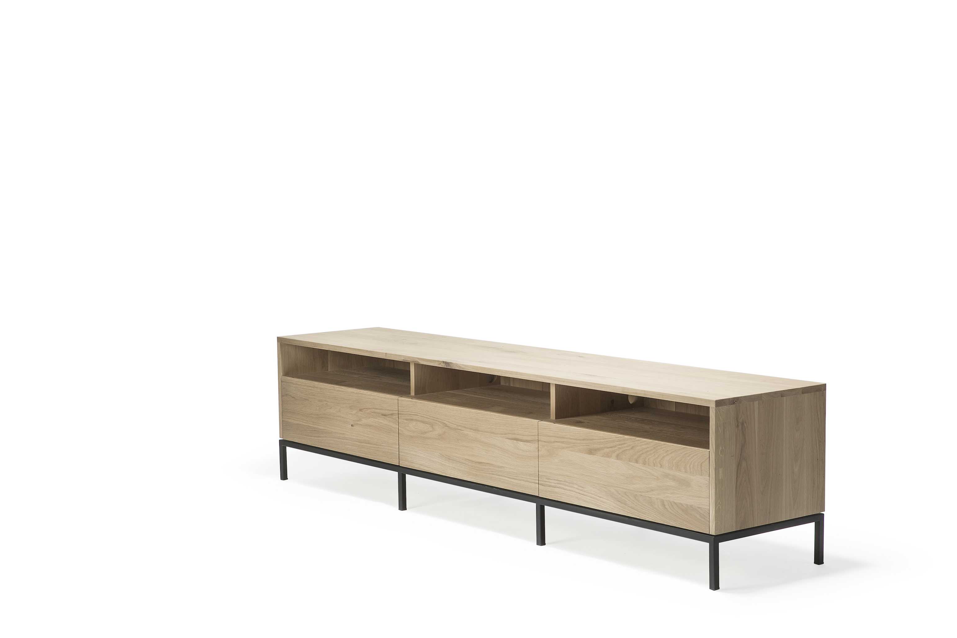 Ethnicraft - Ligna eiken TV-meubel (210 x 45 x 52 cm)